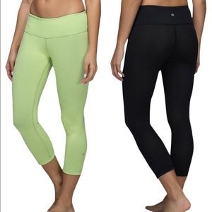 Lululemon reversible cropped leggings